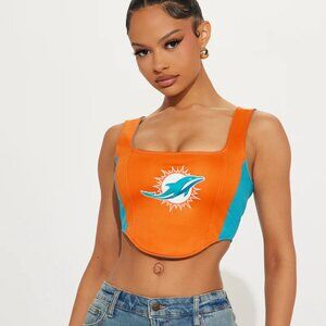 Dolphins Tank Top - Crop Top